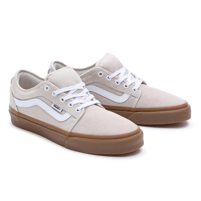 Vans Lowtop Shoes Women Chukka Low Sidestripe Shoes Beige