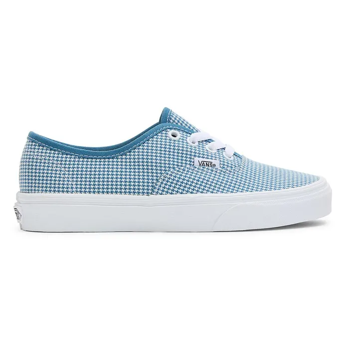 Vans Lowtop Shoes Women Houndstooth Authentic Shoes Blue