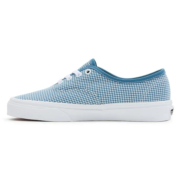 Vans Lowtop Shoes Women Houndstooth Authentic Shoes Blue