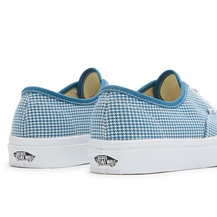 Vans Lowtop Shoes Women Houndstooth Authentic Shoes Blue