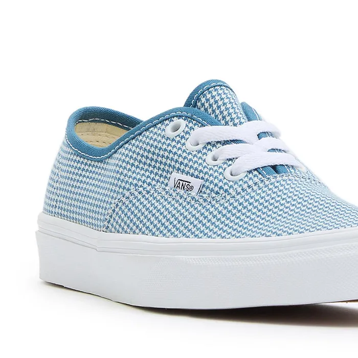 Vans Lowtop Shoes Women Houndstooth Authentic Shoes Blue