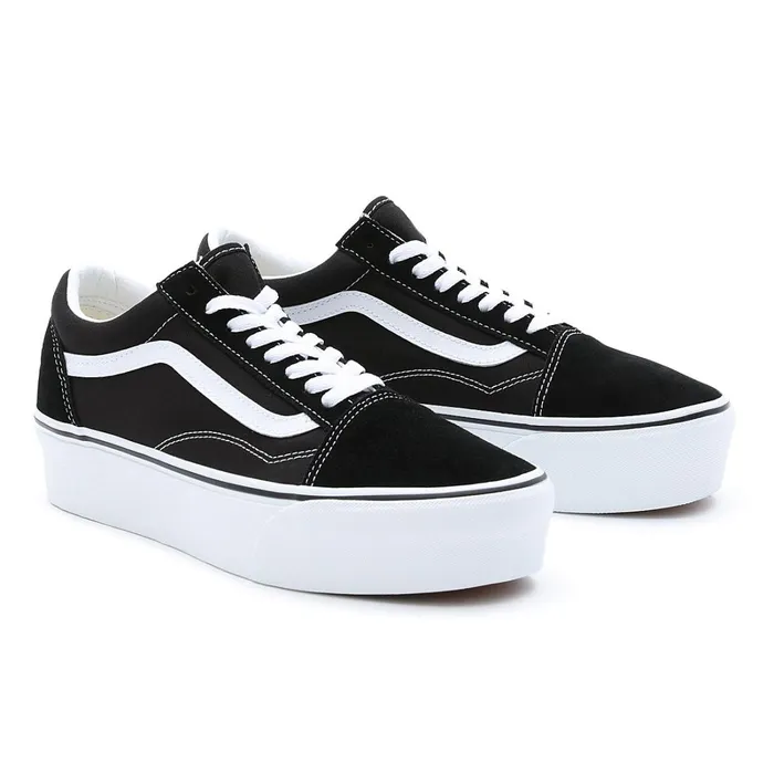 Vans Lowtop Shoes Women Old Skool Stackform Shoes Black