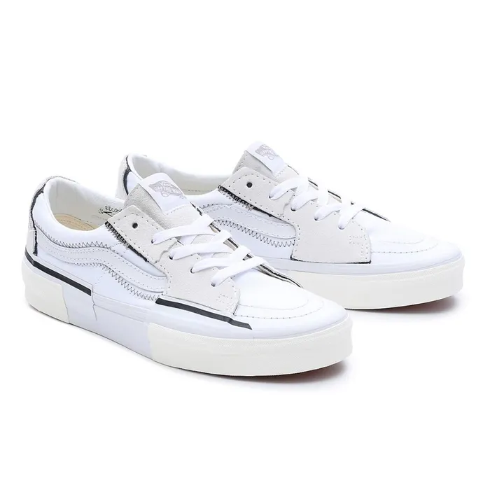 Vans Lowtop Shoes Women Sk8Low Reconstruct Shoes White