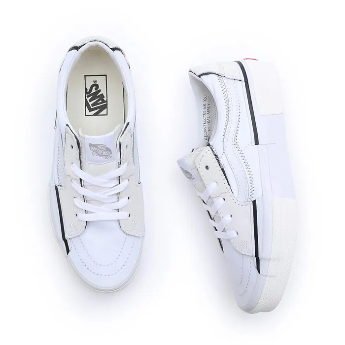 Vans Lowtop Shoes Women Sk8Low Reconstruct Shoes White