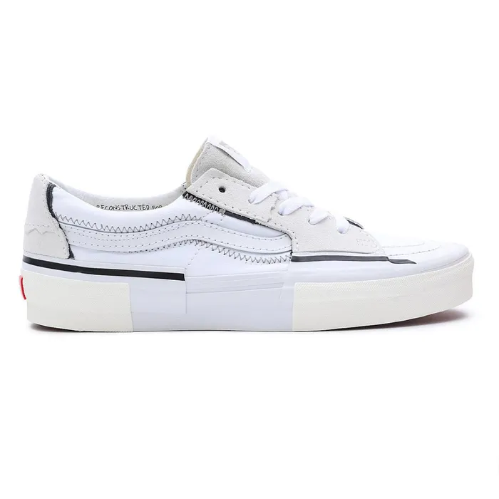 Vans Lowtop Shoes Women Sk8Low Reconstruct Shoes White