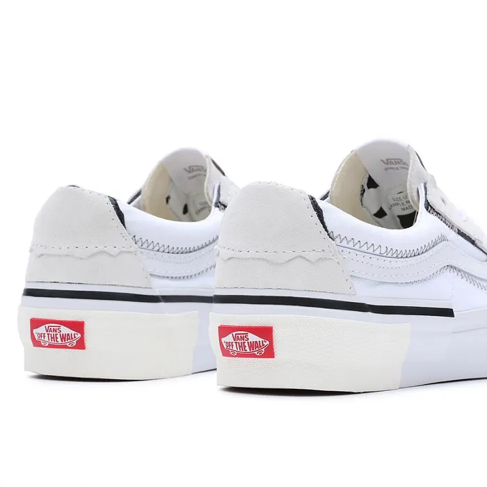 Vans Lowtop Shoes Women Sk8Low Reconstruct Shoes White