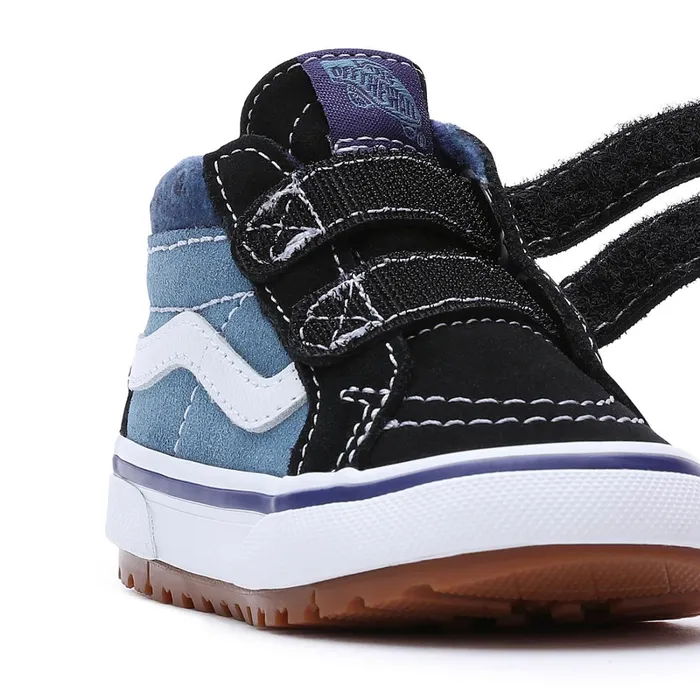 Vans MTE Shoes Kids Toddler Paisley Sk8Mid Reissue MTE1 Hook And Loop Shoes 14 Years Blue Black