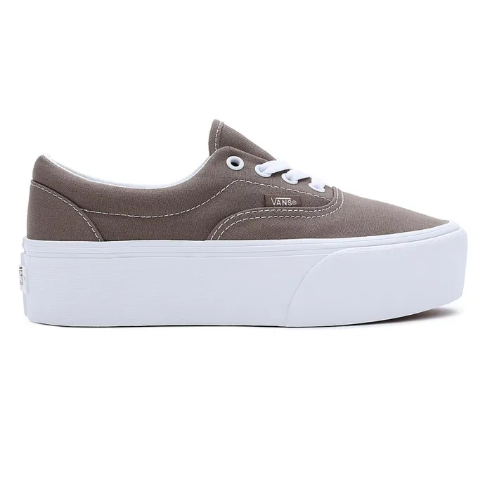 Vans Platform Shoes Women Era Stackform Shoes Brown
