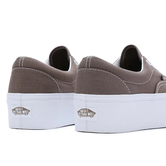Vans Platform Shoes Women Era Stackform Shoes Brown