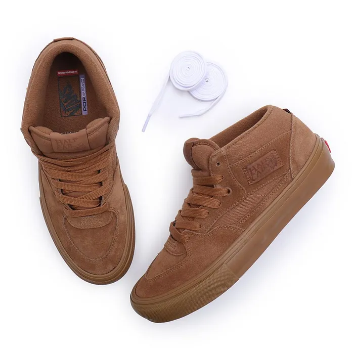 Vans Skate Shoes Men Skate Half Cab Shoes Brown
