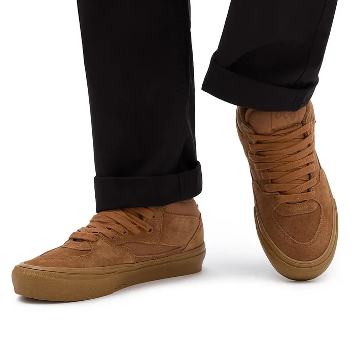 Vans Skate Shoes Men Skate Half Cab Shoes Brown