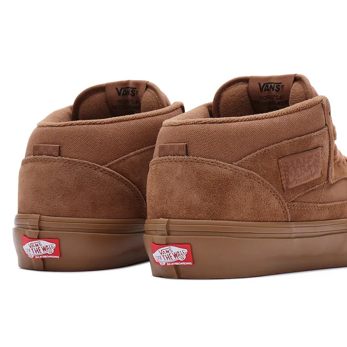 Vans Skate Shoes Men Skate Half Cab Shoes Brown