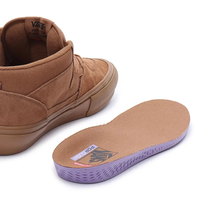 Vans Skate Shoes Men Skate Half Cab Shoes Brown