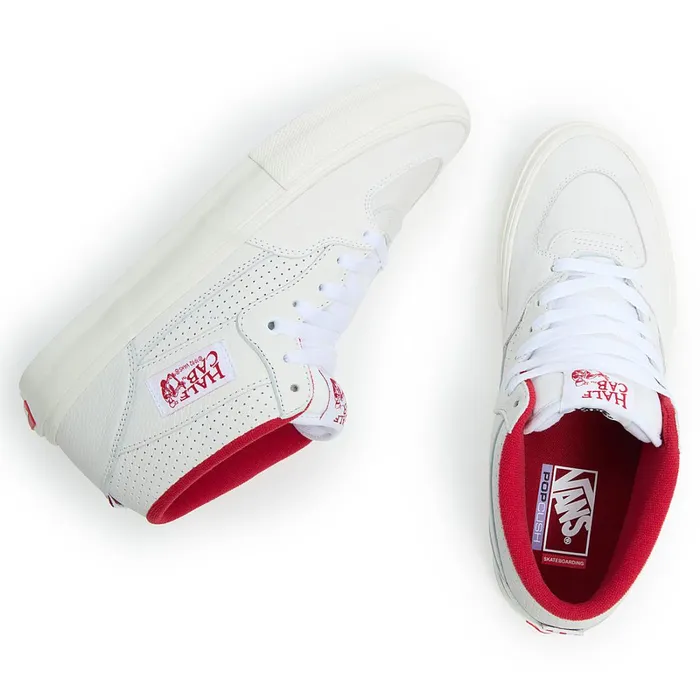 Vans Skate Shoes Men Skate Half Cab Vintage Sport Shoes White Beige