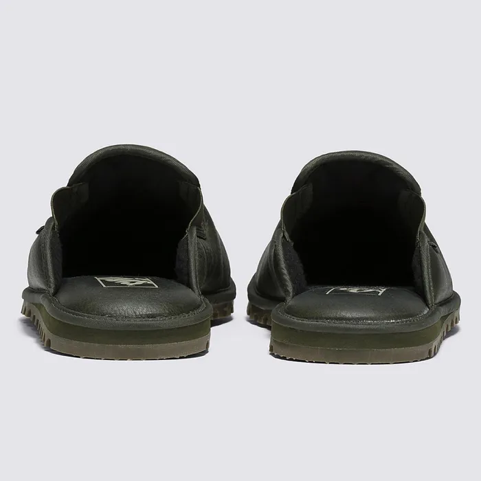 Vans Slipon Shoes Women Mountain Mule Vansguard Leather Shoes Green
