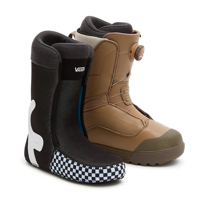 Vans Snowboard Boots Men Aura Pro Snowboard Boots Brown