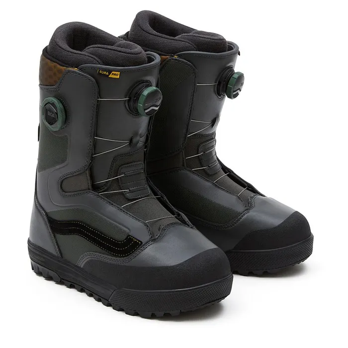 Vans Snowboard Boots Men Aura Pro Snowboard Boots Green