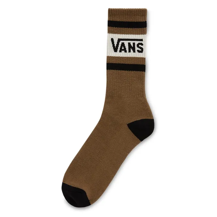 Vans Socks Men Drop V Crew Socks 1 Pair Brown