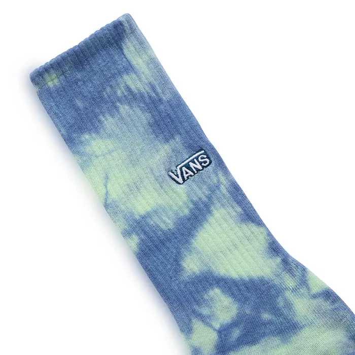 Vans Socks Men Seasonal Tie Dye Crew Socks 1 Pair Blue