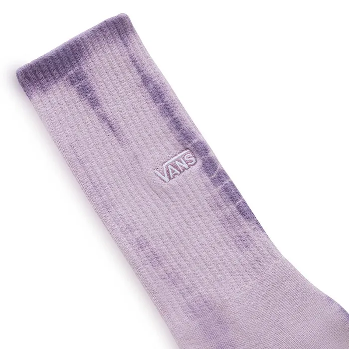 Vans Socks Men Seasonal Tie Dye Crew Socks 1 Pair Purple