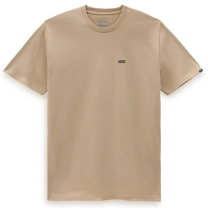 Vans Tshirts and Tanks Men Left Chest Logo TShirt Beige