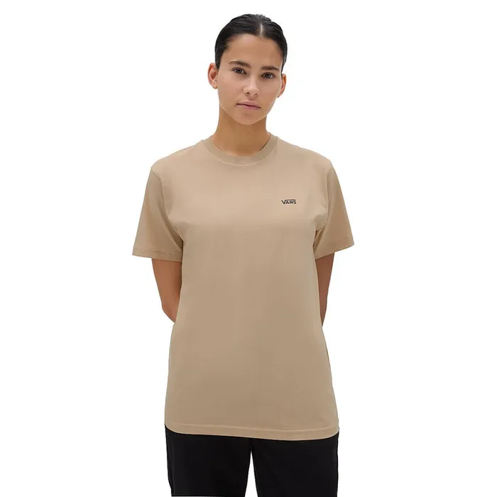 Vans Tshirts and Tanks Men Left Chest Logo TShirt Beige