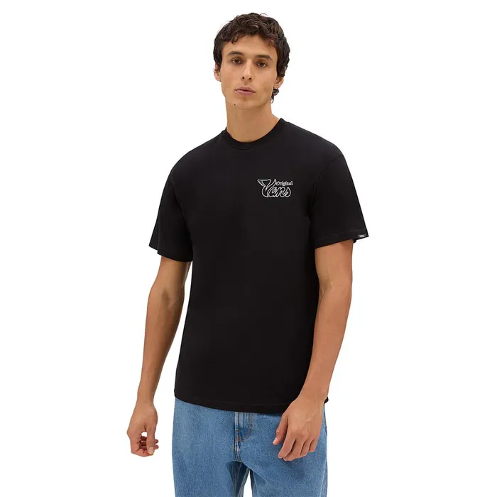 Vans Tshirts and Tanks Men Old Skool Skull TShirt Black