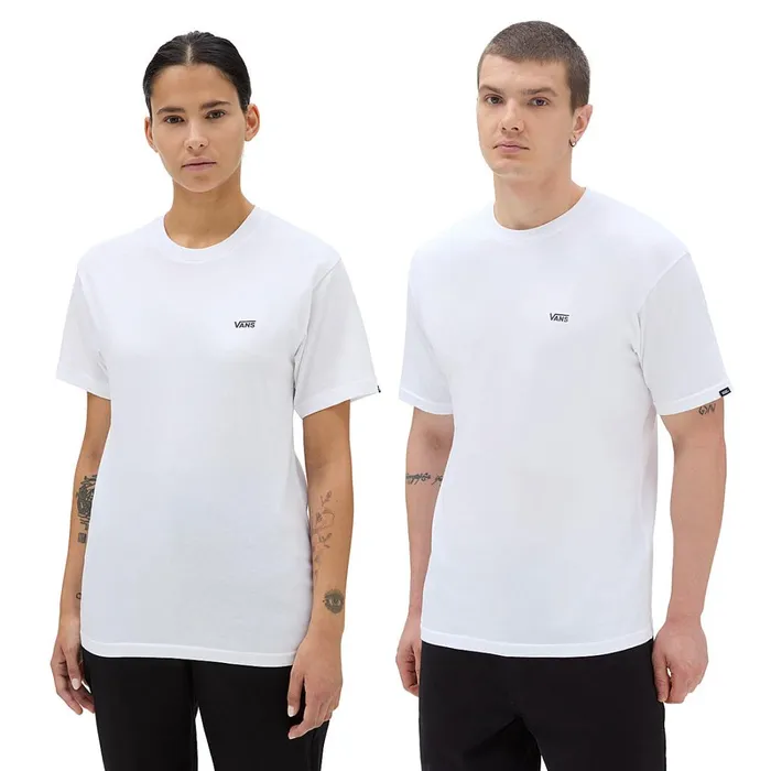 Vans Tshirts and Tops Women Left Chest Logo TShirt White