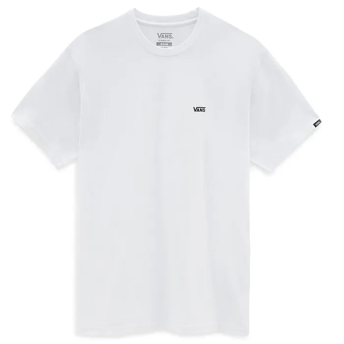 Vans Tshirts and Tops Women Left Chest Logo TShirt White