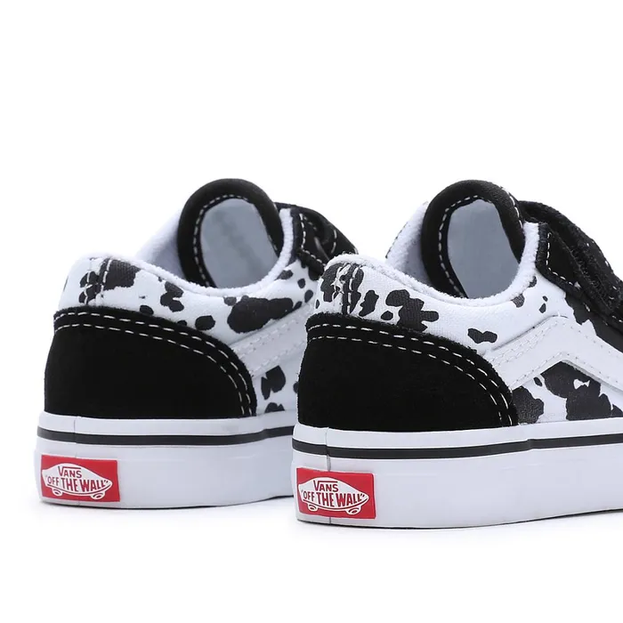 Vans Toddler Shoes 14 Years Kids Toddler Cow Old Skool Hook And Loop Shoes 14 Years Black
