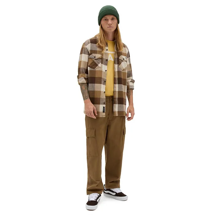 Vans Trousers and Jeans Men Service Cargo Loose Tapered Trousers Brown