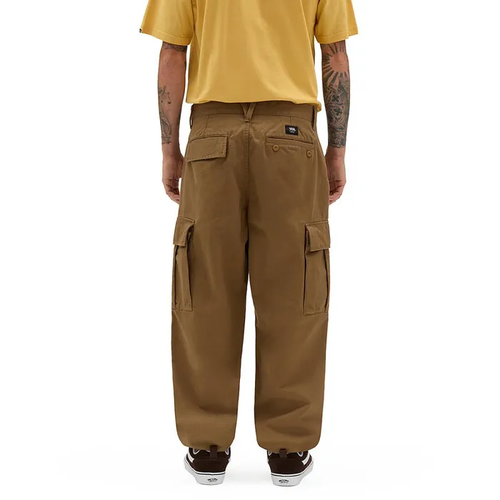 Vans Trousers and Jeans Men Service Cargo Loose Tapered Trousers Brown