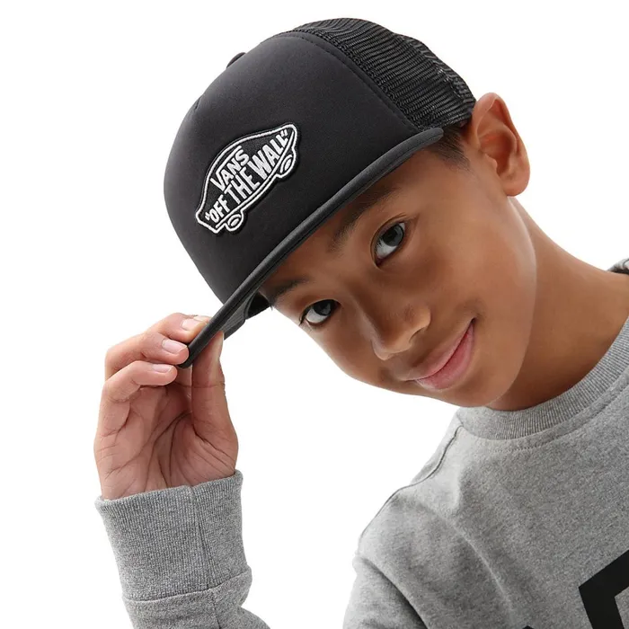 Vans View All Kids Classic Patch Trucker Hat 814 Years Black