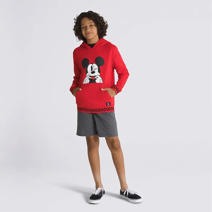 Vans View All Kids Disney X Funhouse 100 Pullover Hoodie 814 Years Red