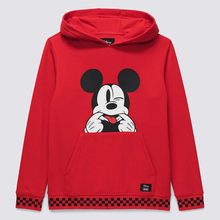 Vans View All Kids Disney X Funhouse 100 Pullover Hoodie 814 Years Red
