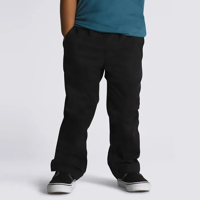 Vans View All Kids Little Range Elastic Waist Trousers 28 Years Black