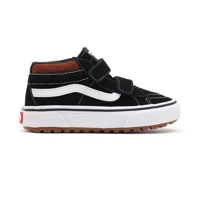 Vans View All Kids Sk8Mid Reissue MTE1 Hook And Loop Shoes 48 Years Black