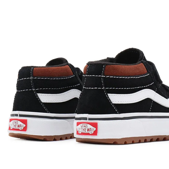 Vans View All Kids Sk8Mid Reissue MTE1 Hook And Loop Shoes 48 Years Black