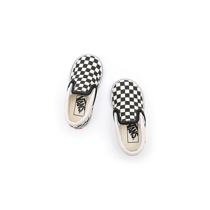 Vans View All Kids Toddler Checkerboard SlipOn Shoes 14 Years Black White