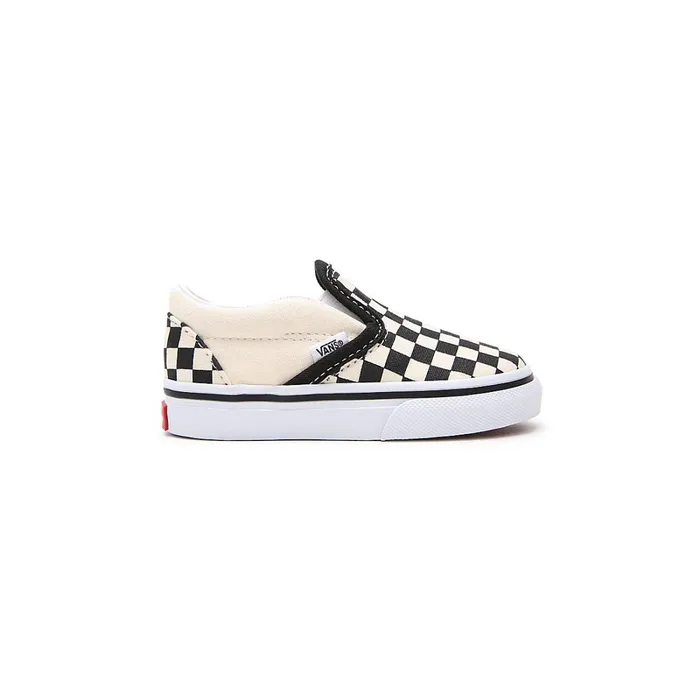 Vans View All Kids Toddler Checkerboard SlipOn Shoes 14 Years Black White