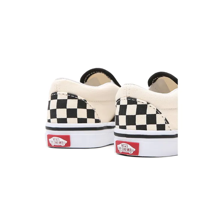 Vans View All Kids Toddler Checkerboard SlipOn Shoes 14 Years Black White