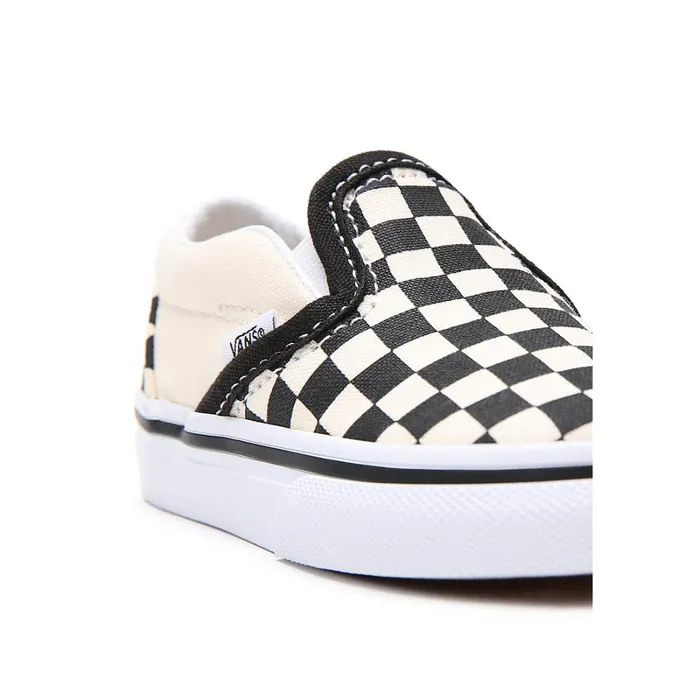 Vans View All Kids Toddler Checkerboard SlipOn Shoes 14 Years Black White