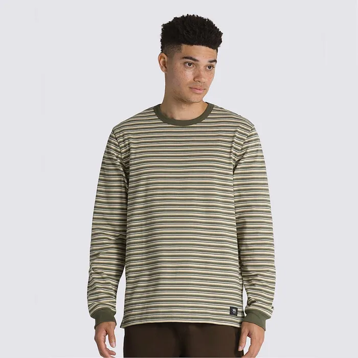 Vans View All Men Awbrey Long Sleeve Shirt Green