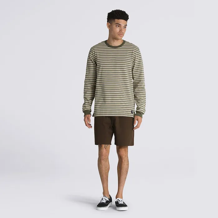 Vans View All Men Awbrey Long Sleeve Shirt Green