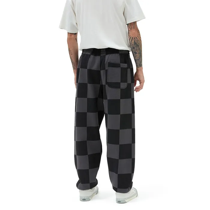 Vans View All Men Big Check Loose Trousers Black