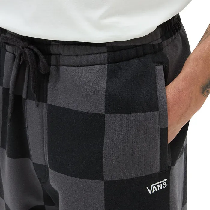 Vans View All Men Big Check Loose Trousers Black