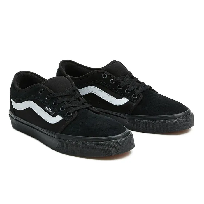 Vans View All Men Chukka Low Sidestripe Shoes Black White