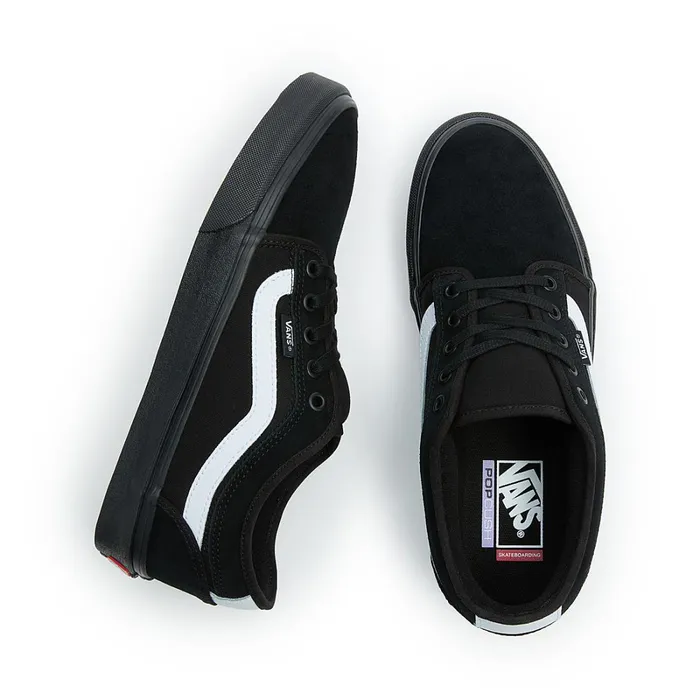 Vans View All Men Chukka Low Sidestripe Shoes Black White