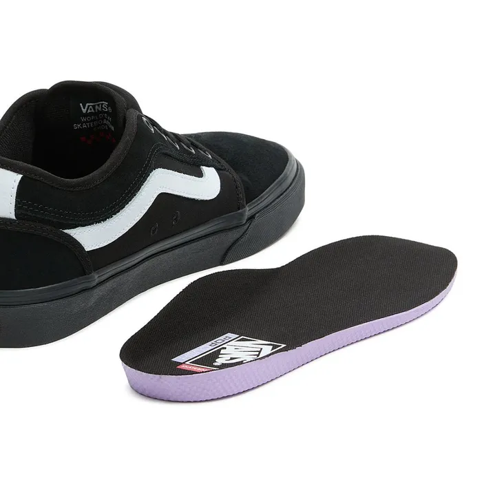 Vans View All Men Chukka Low Sidestripe Shoes Black White