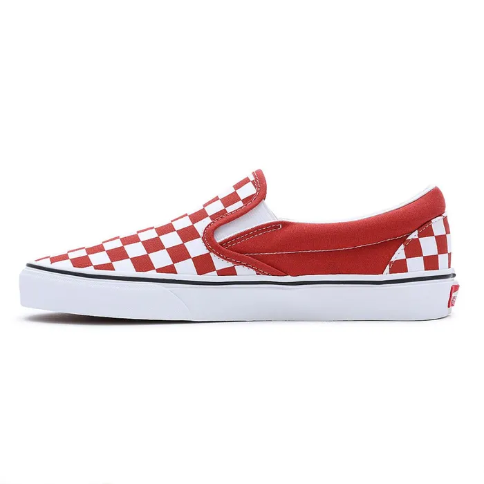 Vans View All Men Color Theory Classic SlipOn Shoes Red